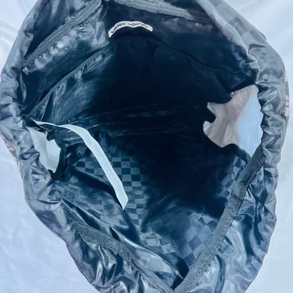 Vans Caravaner Final Lap WTF Backpack Book Bag School Sporty Realm Plus New - Picture 5 of 8